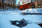 Bartram's Covered Bridge in Winter